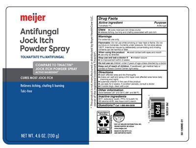 Image 1 (Meijer Antifungal Tolnaftate Jock Itch Powder Spray 50 106me 01)